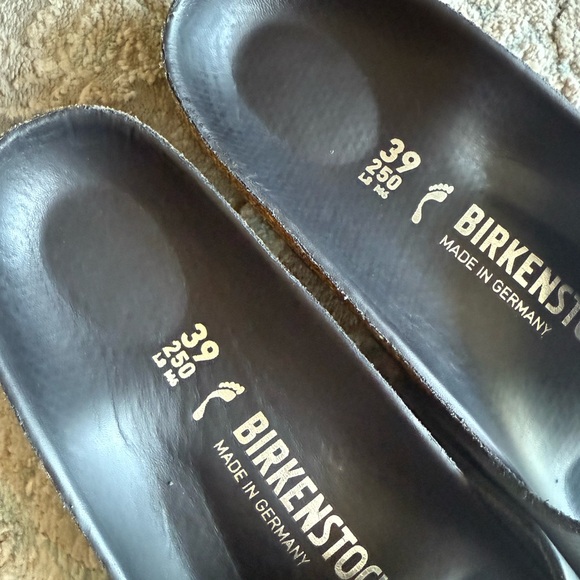 Birkenstock Madrid Big Buckle 39 (8) Black with silver buckle-NWT NO BOX - Picture 10 of 11